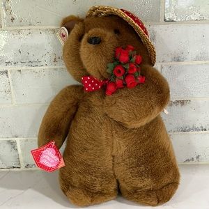 Vintage Heartline 1987 Plush Teddy Bear
